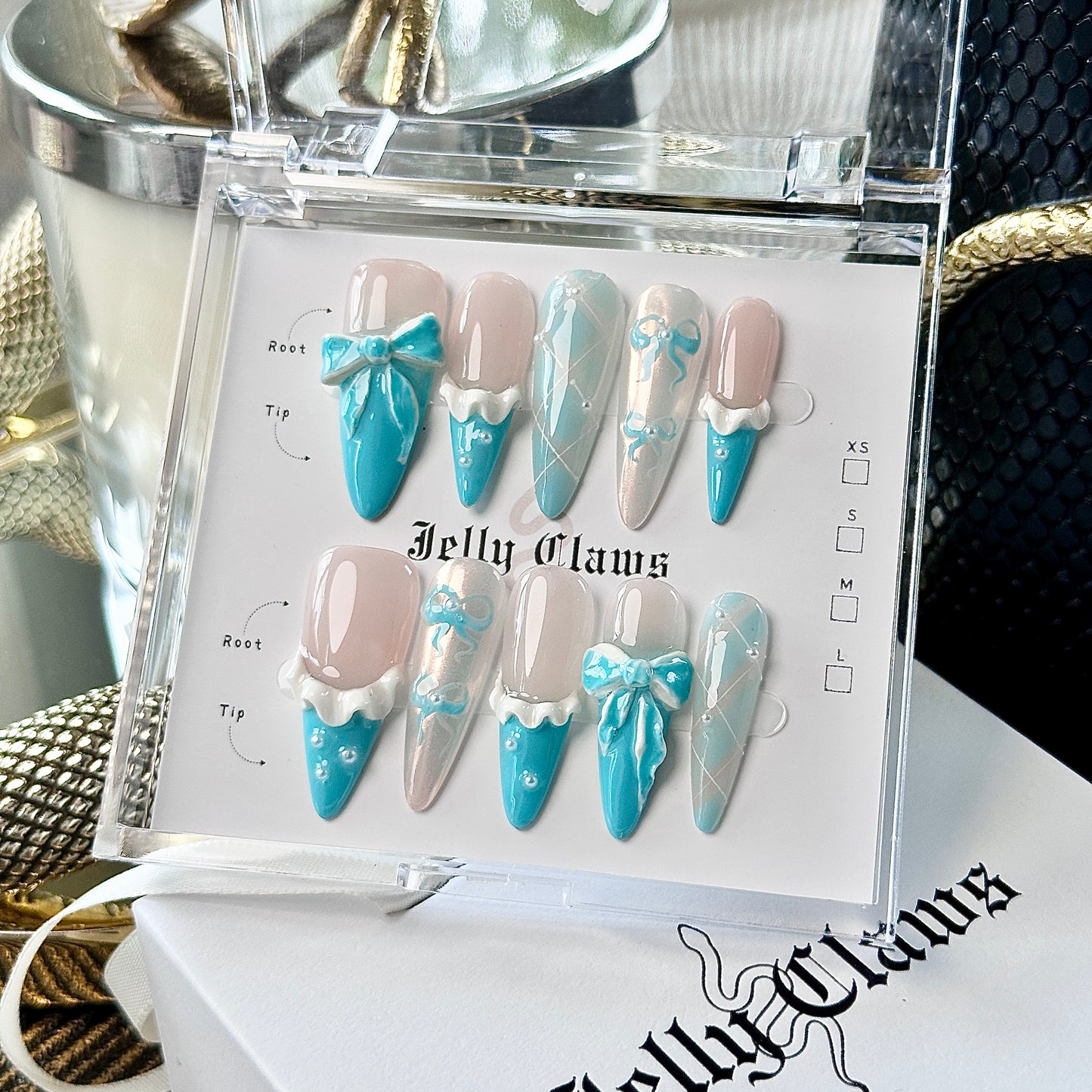 Mint 3D Ribbon M
